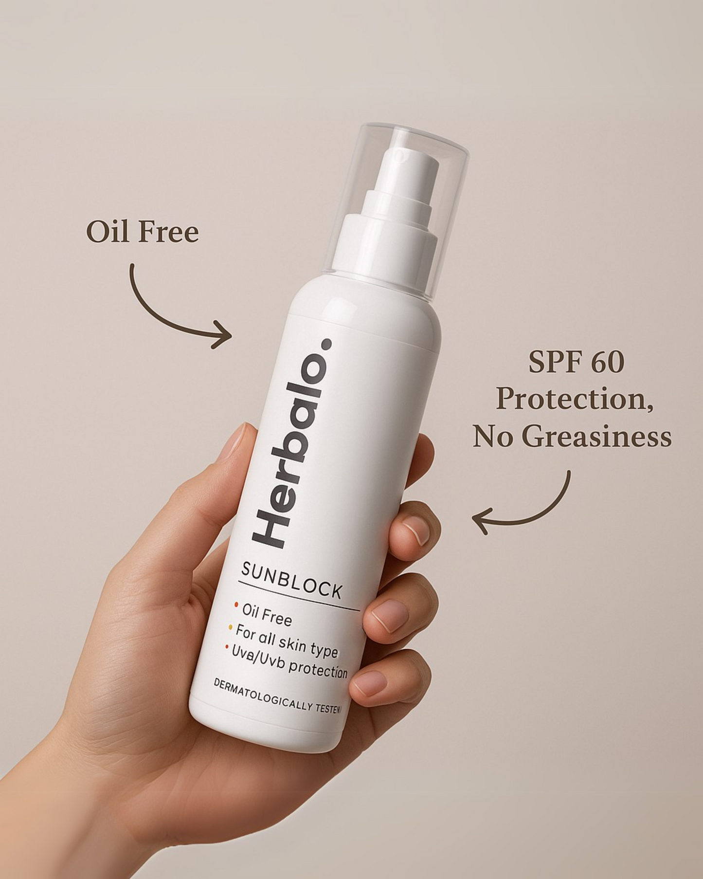 Sunblock SPF 60 – Protects Skin from UV & Dark Spots | 130ml