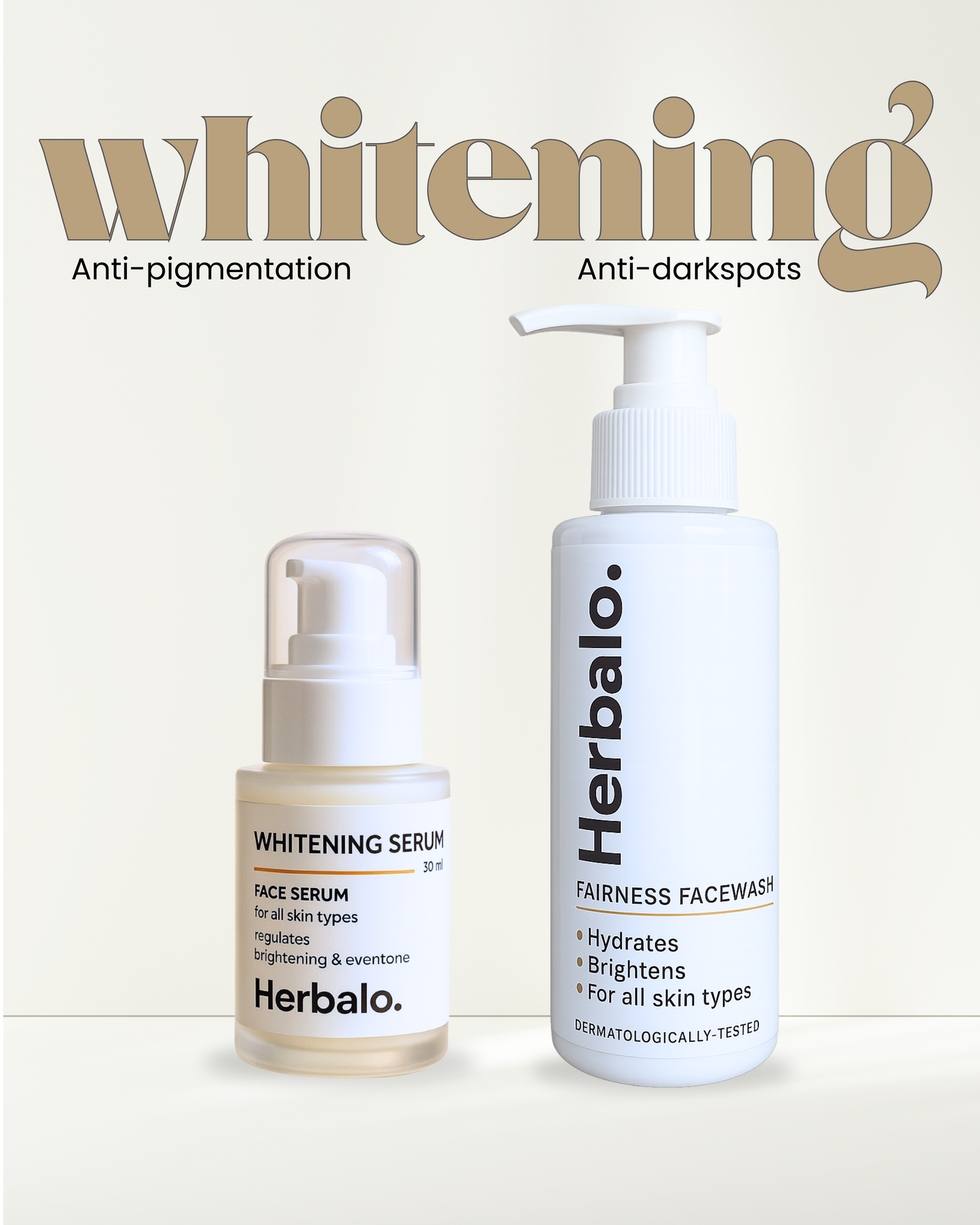 Whitening Bundle – Serum & Facewash for Even-Toned Skin